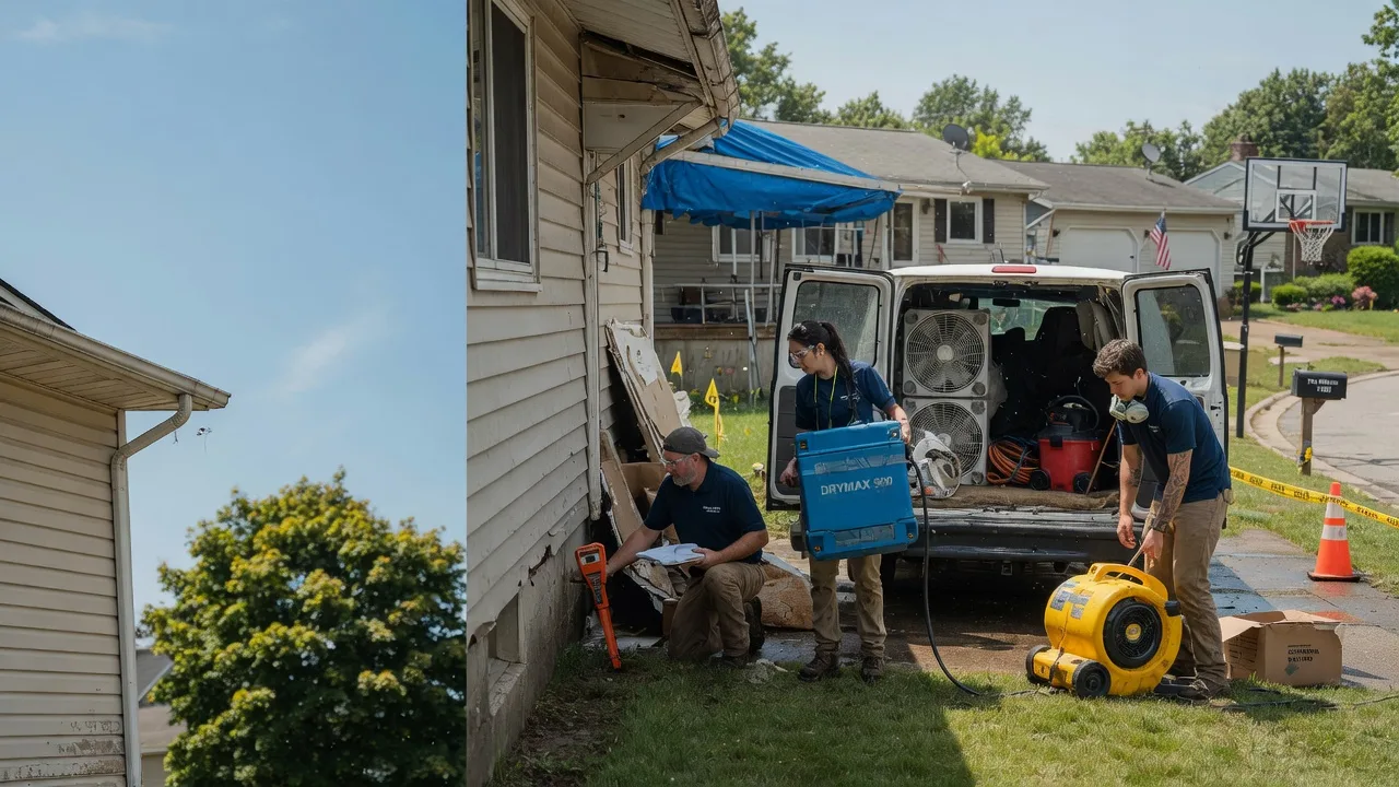 Ceiling Leak Cleanup in Yellow Spring, WV near me